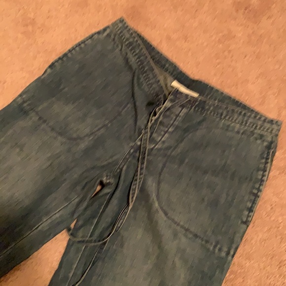 Drawstring light denim jeans - Picture 2 of 7